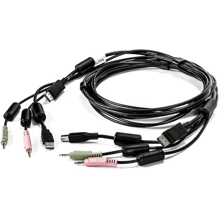 Vertiv Cable, 1-Displayport/1-Usb/2-Audio, 6Ft CBL0122